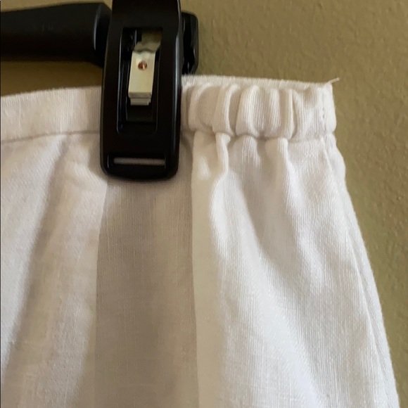 Norton McNaughton 💯 linen petites white skirt /Final price - Picture 3 of 8